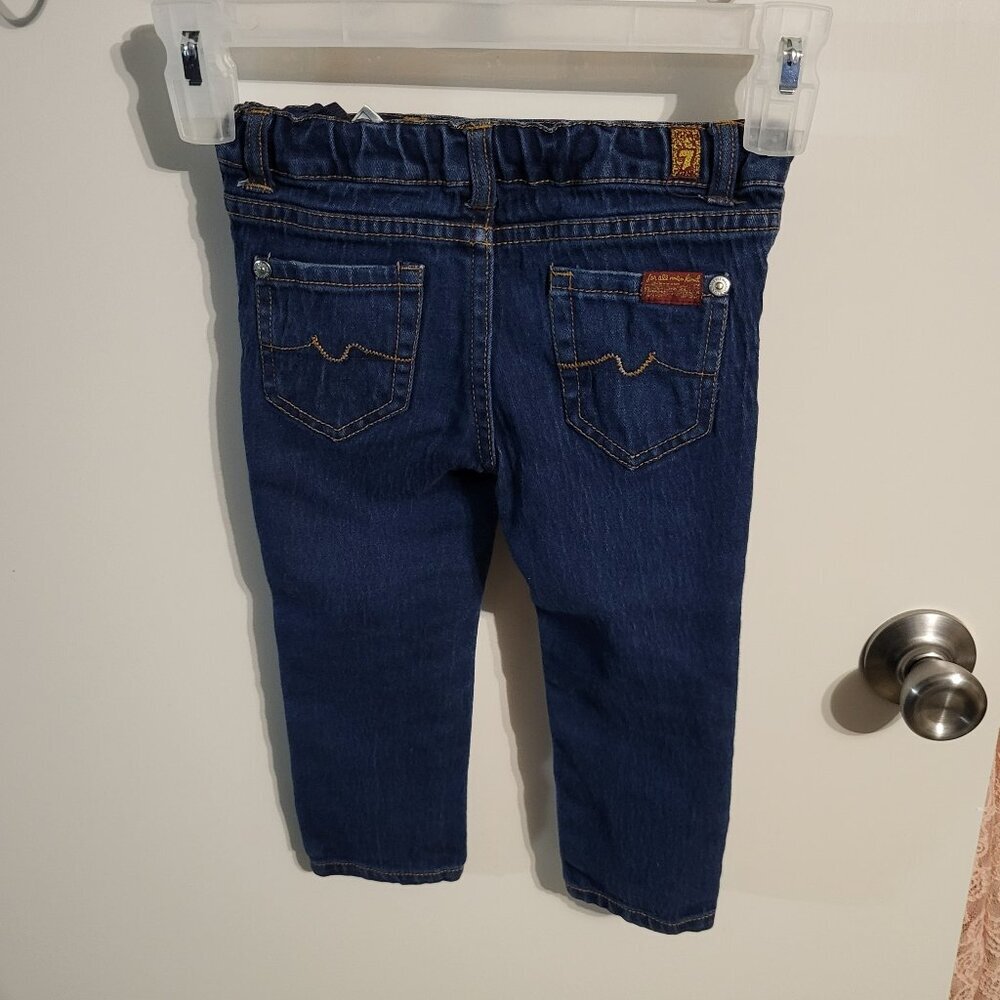 7 FOR ALL MANKIND GIRLS JEANS SIZE 3T - Picture 2 of 7